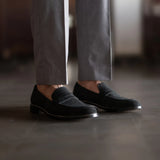 Styled On-Foot Perspective Demonstrating Ankle Fit & Silhouette on Model