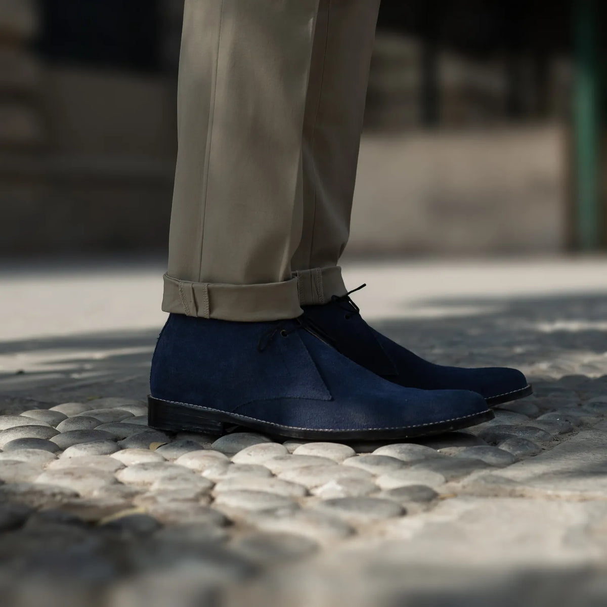 Orlaven Corry Chukka Midnight Blue Suede Leather Boots footwear image 9