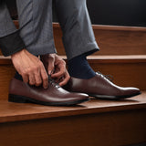 Orlaven Director Wholecut Maroon Leather Shoes footwear image 9
