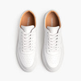 Court Toffee x Off-White Leather Sneakers - Reinforced Heel Counter & Precision Double-Row Stitching Detail