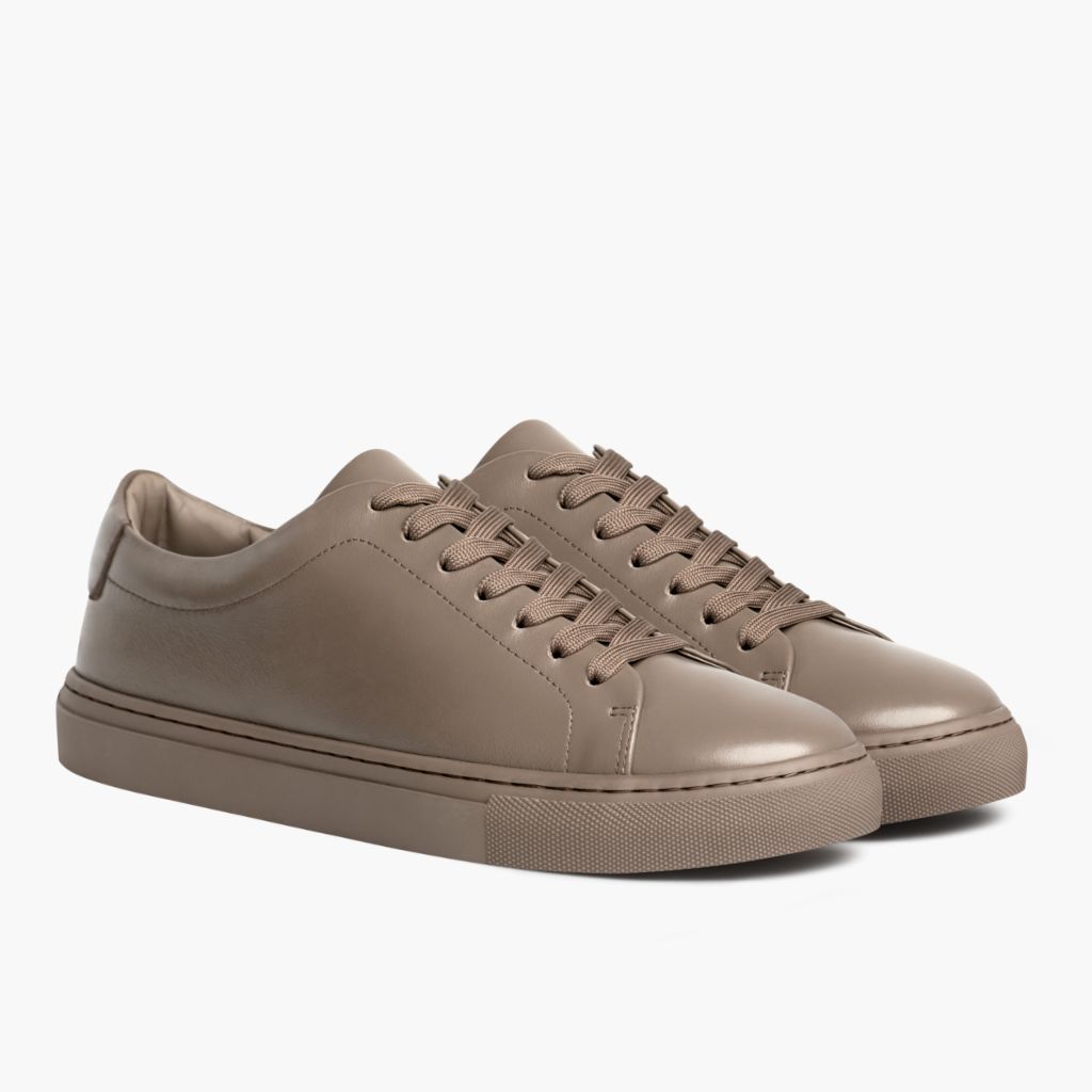 Encore Forest Leather Sneakers in Classic Full-Grain Leather - Lateral Side Profile View | Buy Online