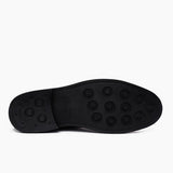 High-Traction Rubber Outsole & Lug Tread Pattern on Cadet Tobacco Leather Boots