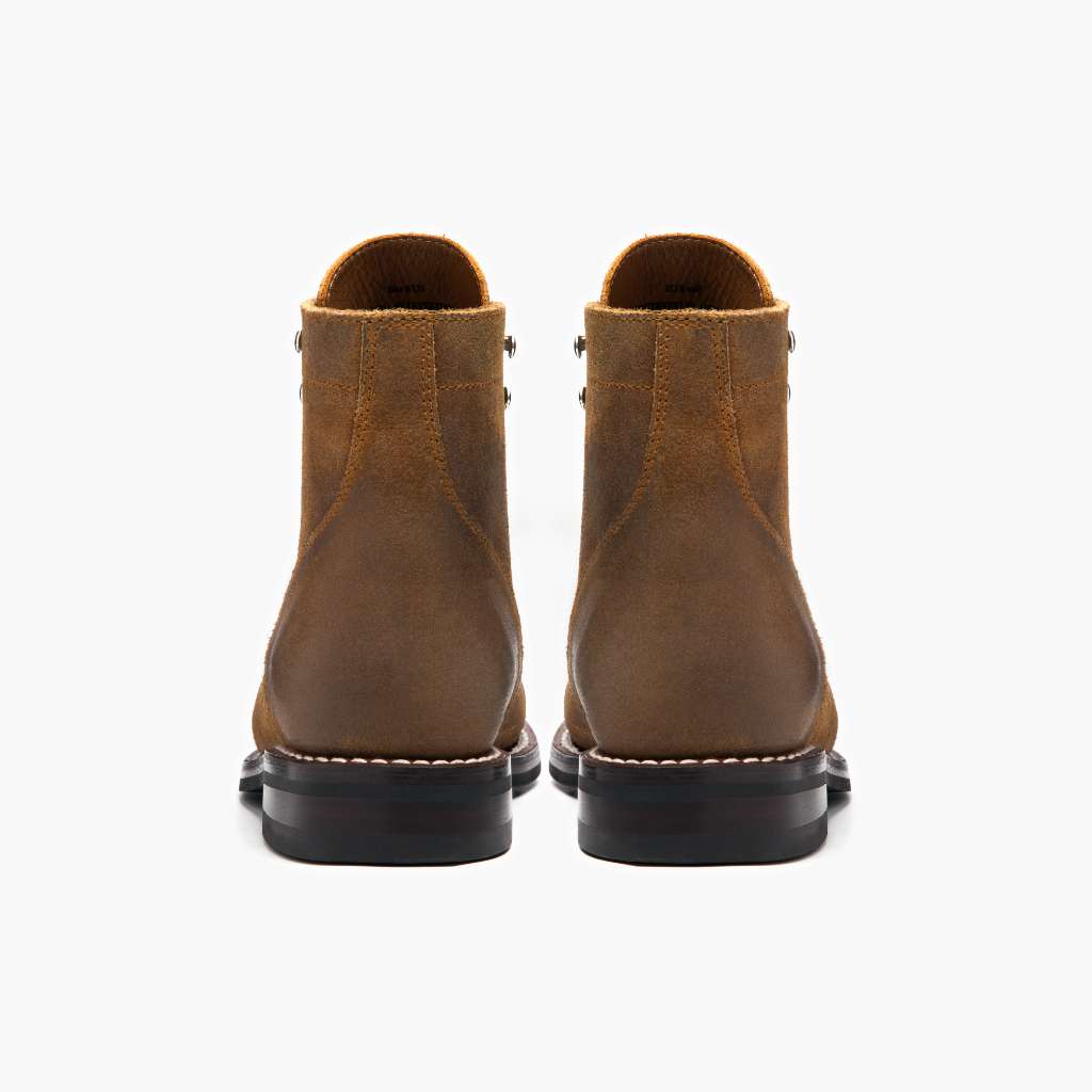 High-Traction Rubber Outsole & Lug Tread Pattern on Captain Safari Leather Boots