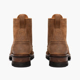 Authentic Full-Grain Leather Grain Depth & Pull-Up Patina Texture Detail