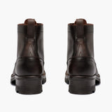 Authentic Full-Grain Leather Grain Depth & Pull-Up Patina Texture Detail
