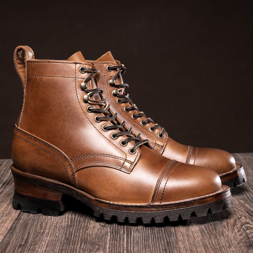 Challenger Sesame Double Shot Leather Boots