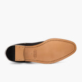 Authentic Goatskin Suede Grain Depth & Pull-Up Patina Texture Detail