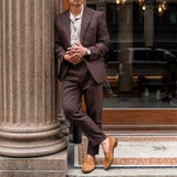 Styled On-Foot Perspective Demonstrating Ankle Fit & Silhouette on Model