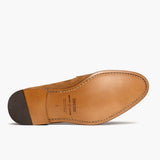 High-Traction Rubber Outsole & Lug Tread Pattern on Lincoln Cider Leather Loafers