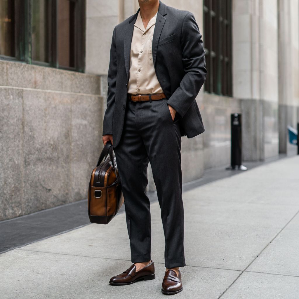 Styled On-Foot Perspective Demonstrating Ankle Fit & Silhouette on Model