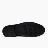 High-Traction Rubber Outsole & Lug Tread Pattern on President Whiskey Leather Boots For Men
