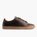 Classic Full-Grain leather Sneakers - Goodyear Welt Construction & Front Toe Box Detail