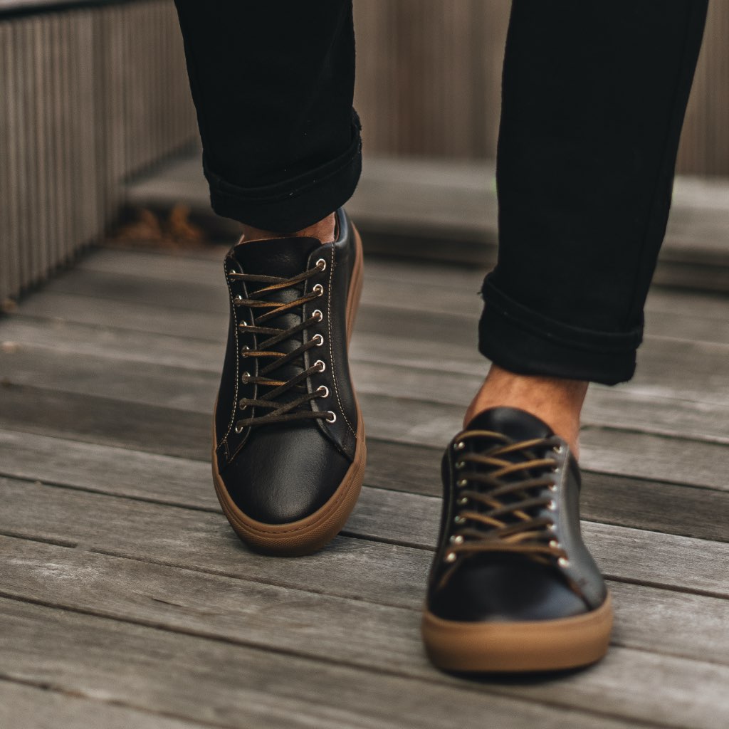 Styled On-Foot Perspective Demonstrating Ankle Fit & Silhouette on Model