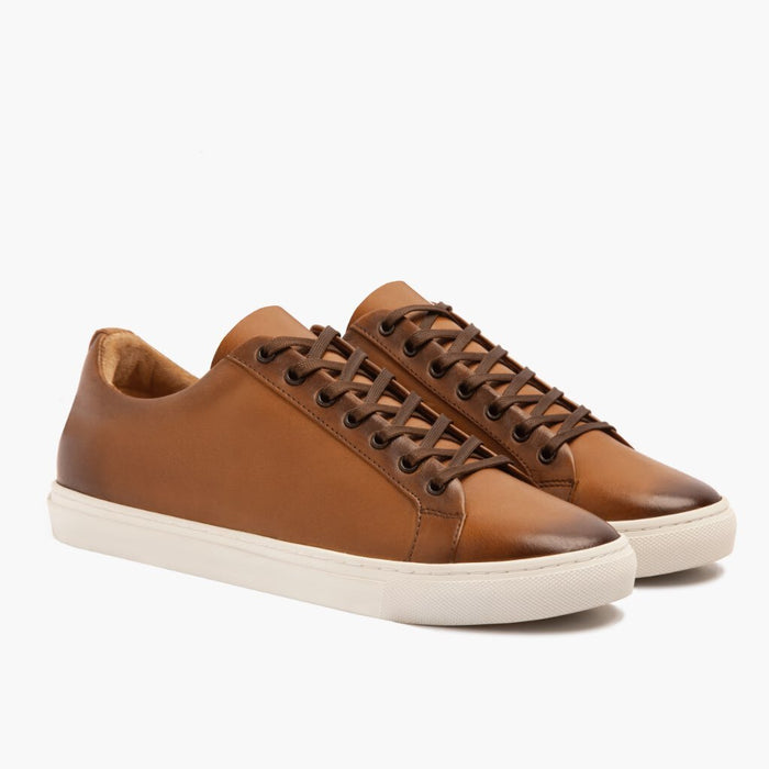 Premier Low Top Toffee Leather Sneakers
