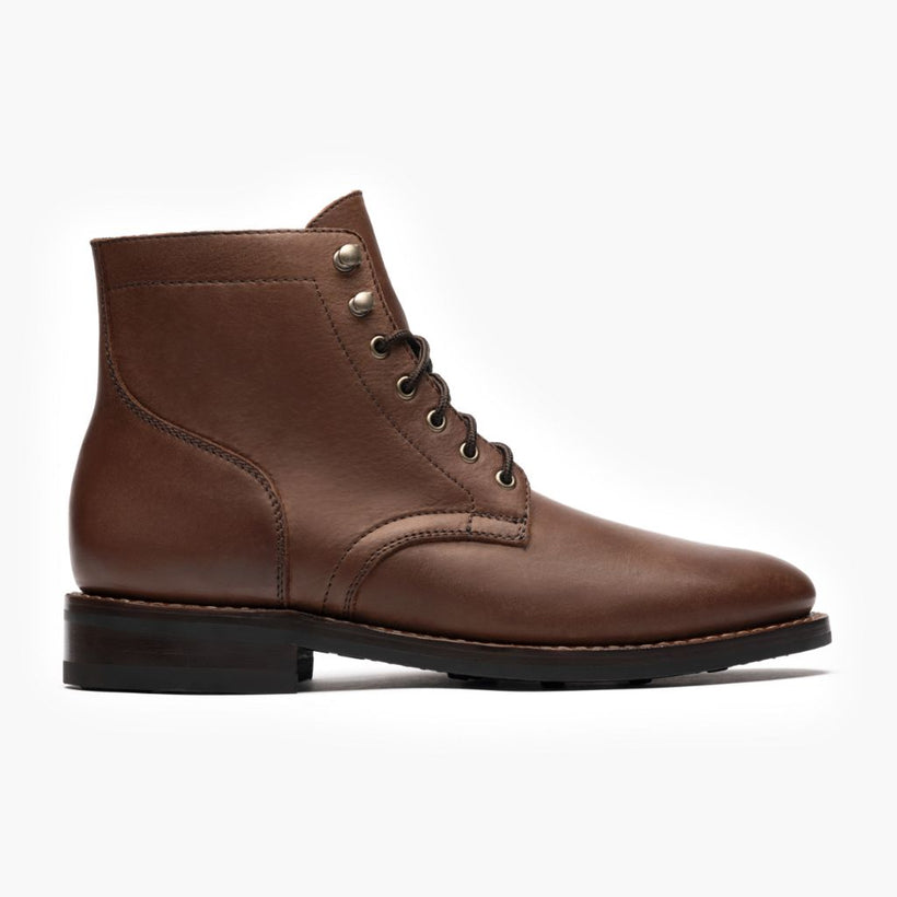 Classic Full-Grain leather Boots - Goodyear Welt Construction & Front Toe Box Detail