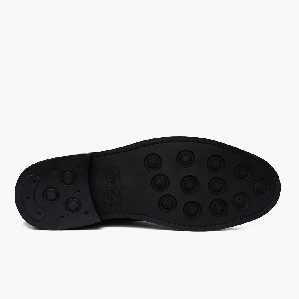 High-Traction Rubber Outsole & Lug Tread Pattern on Scout Ash Leather Boots For Men