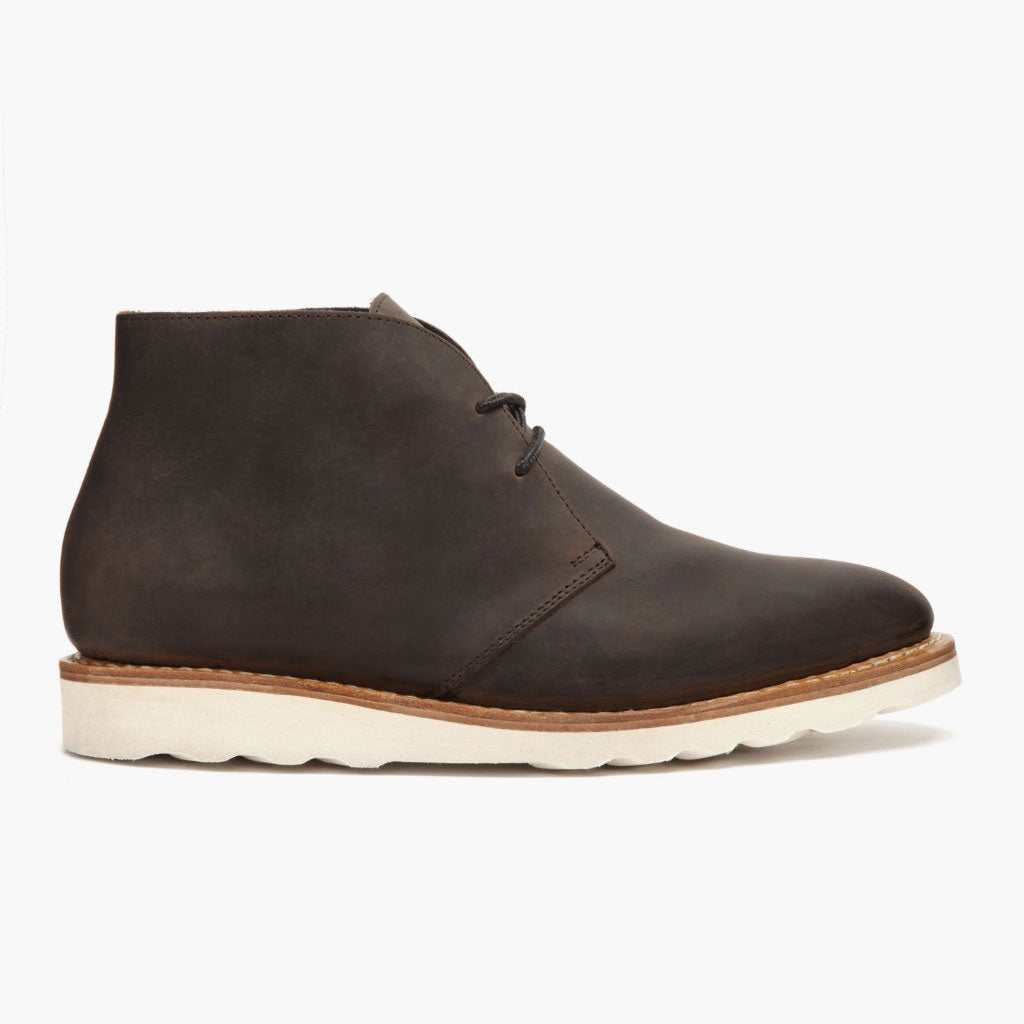 Classic Full-Grain leather Boots - Goodyear Welt Construction & Front Toe Box Detail