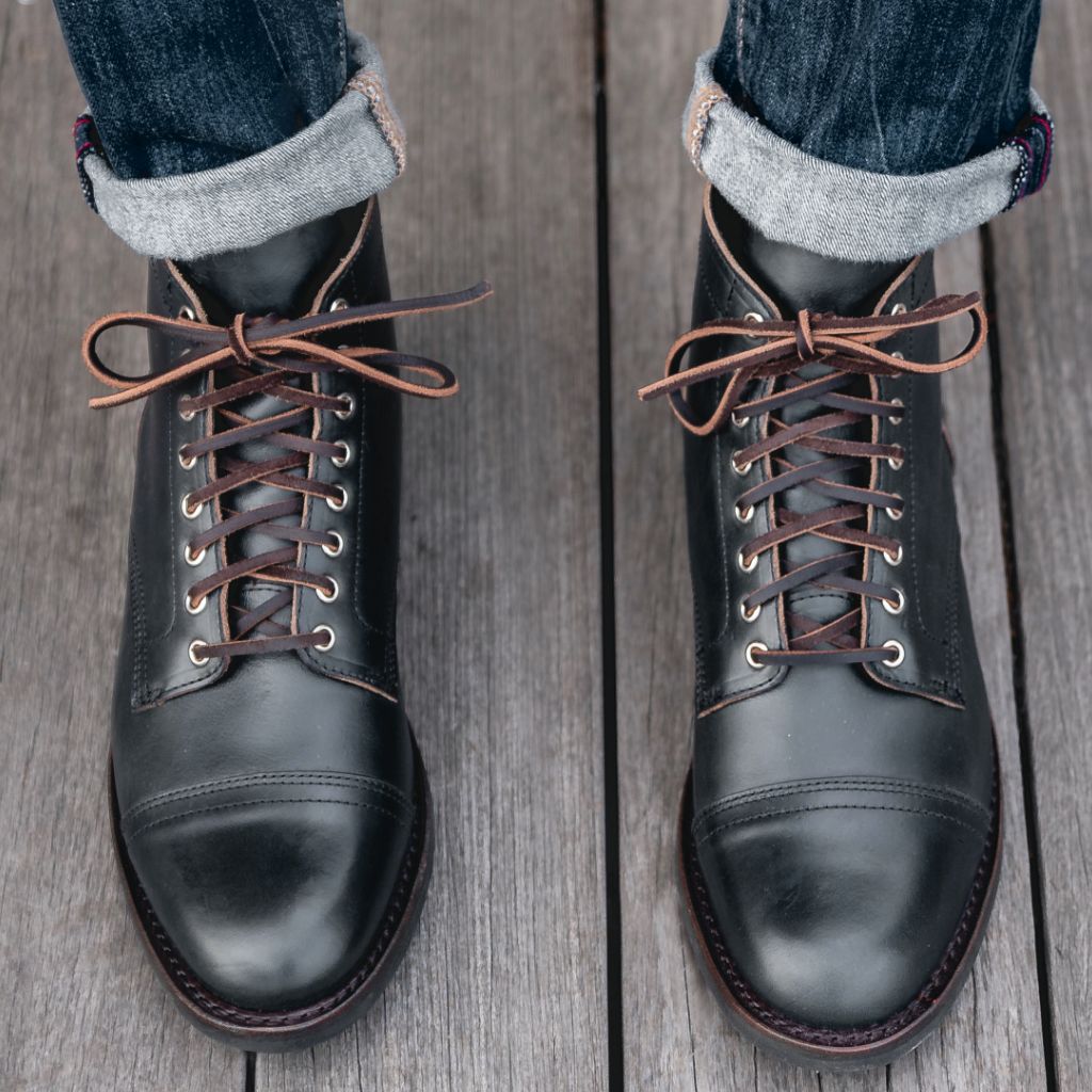 Top-Down Perspective Showing Lacing System & Tongue Craftsmanship