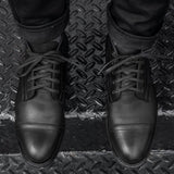 Styled On-Foot Perspective Demonstrating Ankle Fit & Silhouette on Model