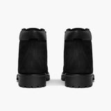 High-Traction Rubber Outsole & Lug Tread Pattern on Commander Black Matte Leather Boots