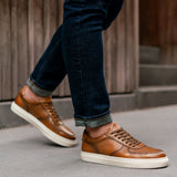 Styled On-Foot Perspective Demonstrating Ankle Fit & Silhouette on Model