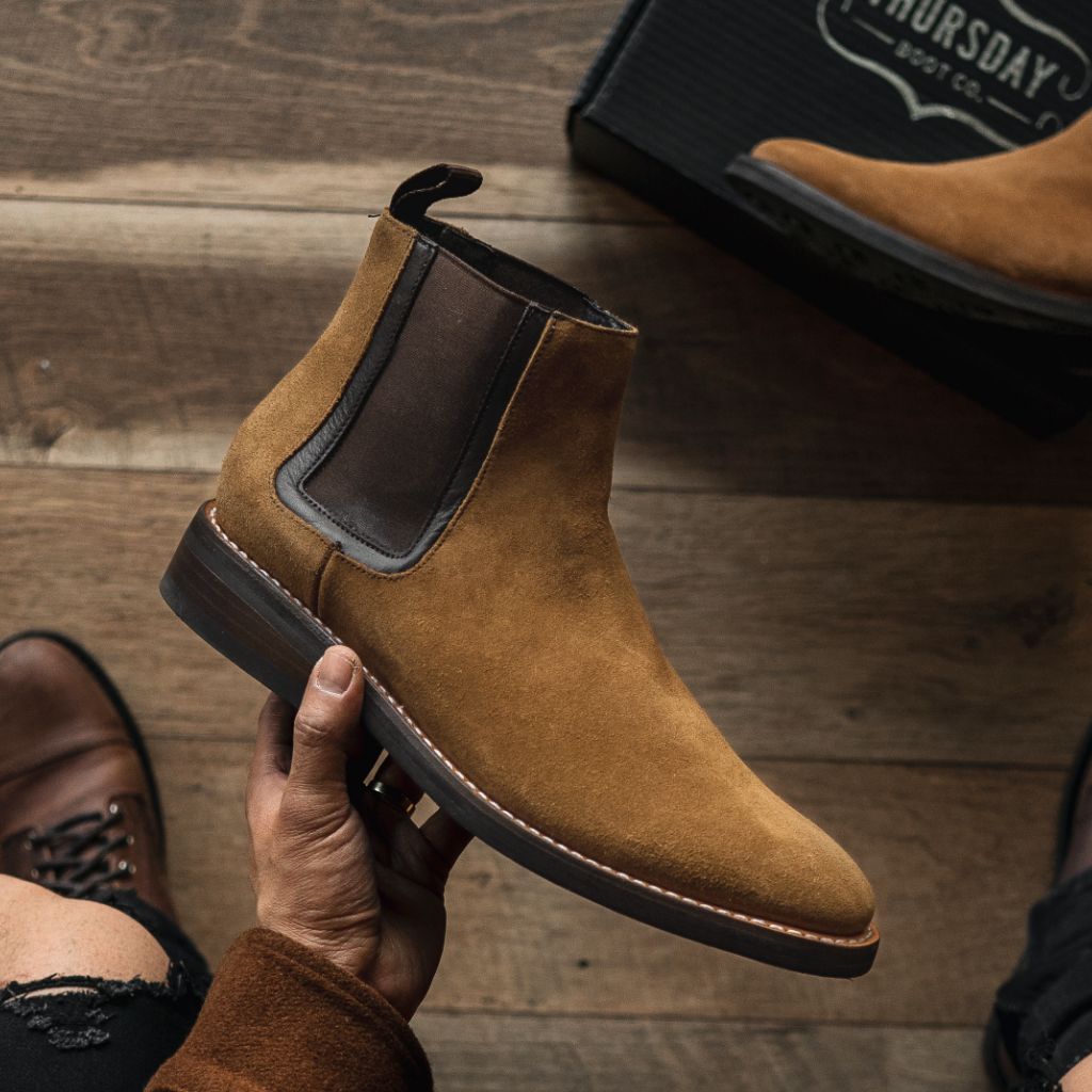 Styled On-Foot Perspective Demonstrating Ankle Fit & Silhouette on Model