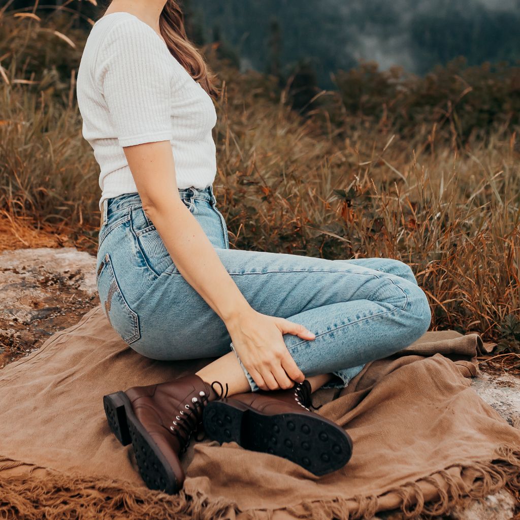 Top-Down Perspective Showing Lacing System & Tongue Craftsmanship