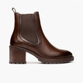 Knockout Chocolate Leather Boots