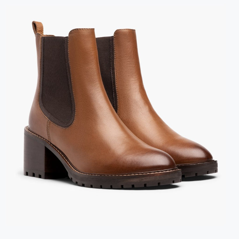 Knockout Toffee Leather Boots