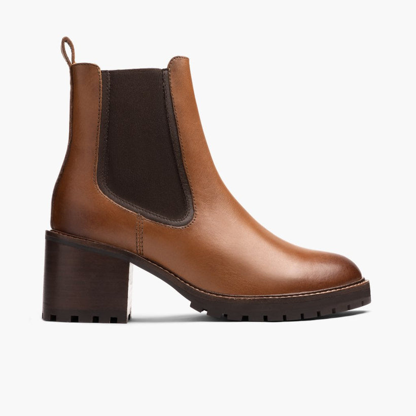 Knockout Toffee Leather Boots