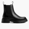 Legend Platform Black Leather Boots