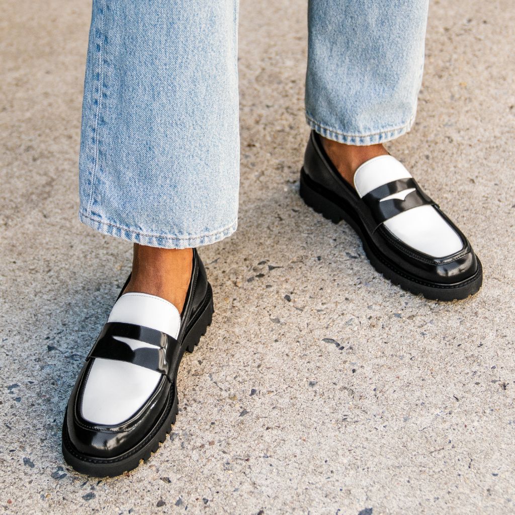 Styled On-Foot Perspective Demonstrating Ankle Fit & Silhouette on Model