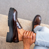 Styled On-Foot Perspective Demonstrating Ankle Fit & Silhouette on Model
