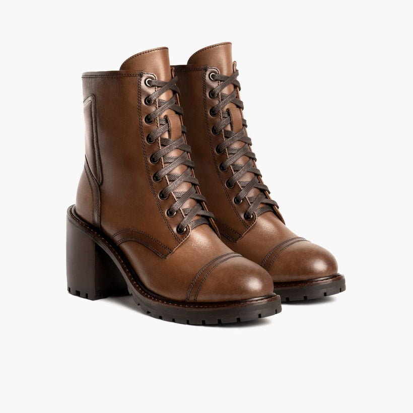 Rebel Amber Wheat Leather Boots