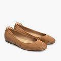 Scrunch Tan Embossed Leather Boots