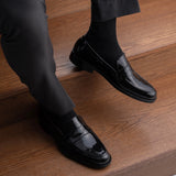 Orlaven Baxton Black Patent Leather Loafers footwear image 10