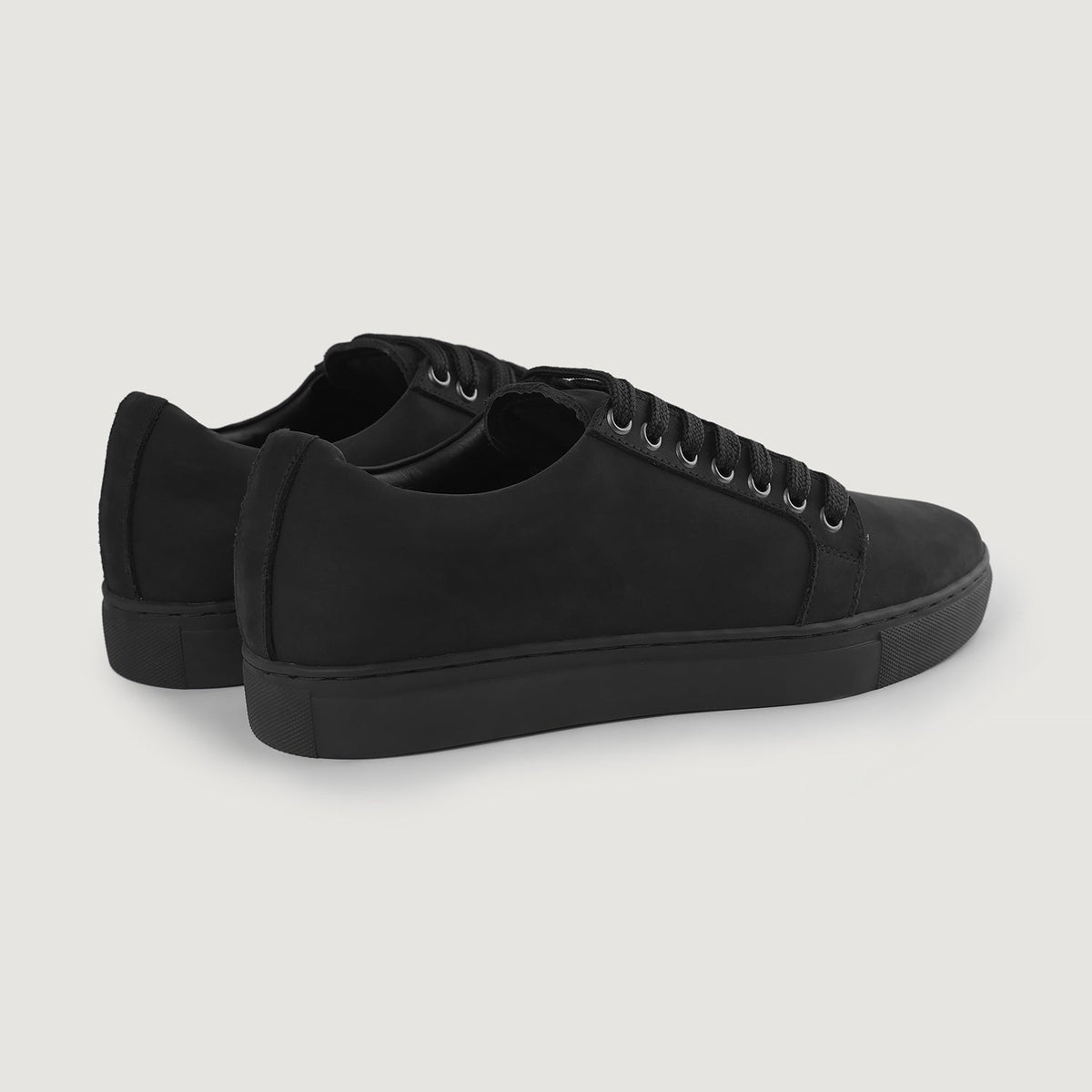 Orlaven Murphy Low Top Black Nubuck Sneakers footwear image 10