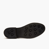 High-Traction Rubber Outsole & Lug Tread Pattern on Captain Tobacco Leather Boots