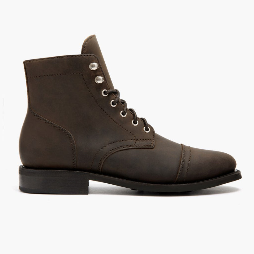 Captain Tobacco Leather Boots
