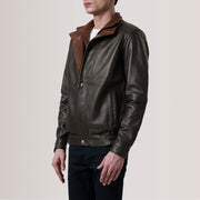 Alfred Leather Bomber Jacket – alternate product view 3