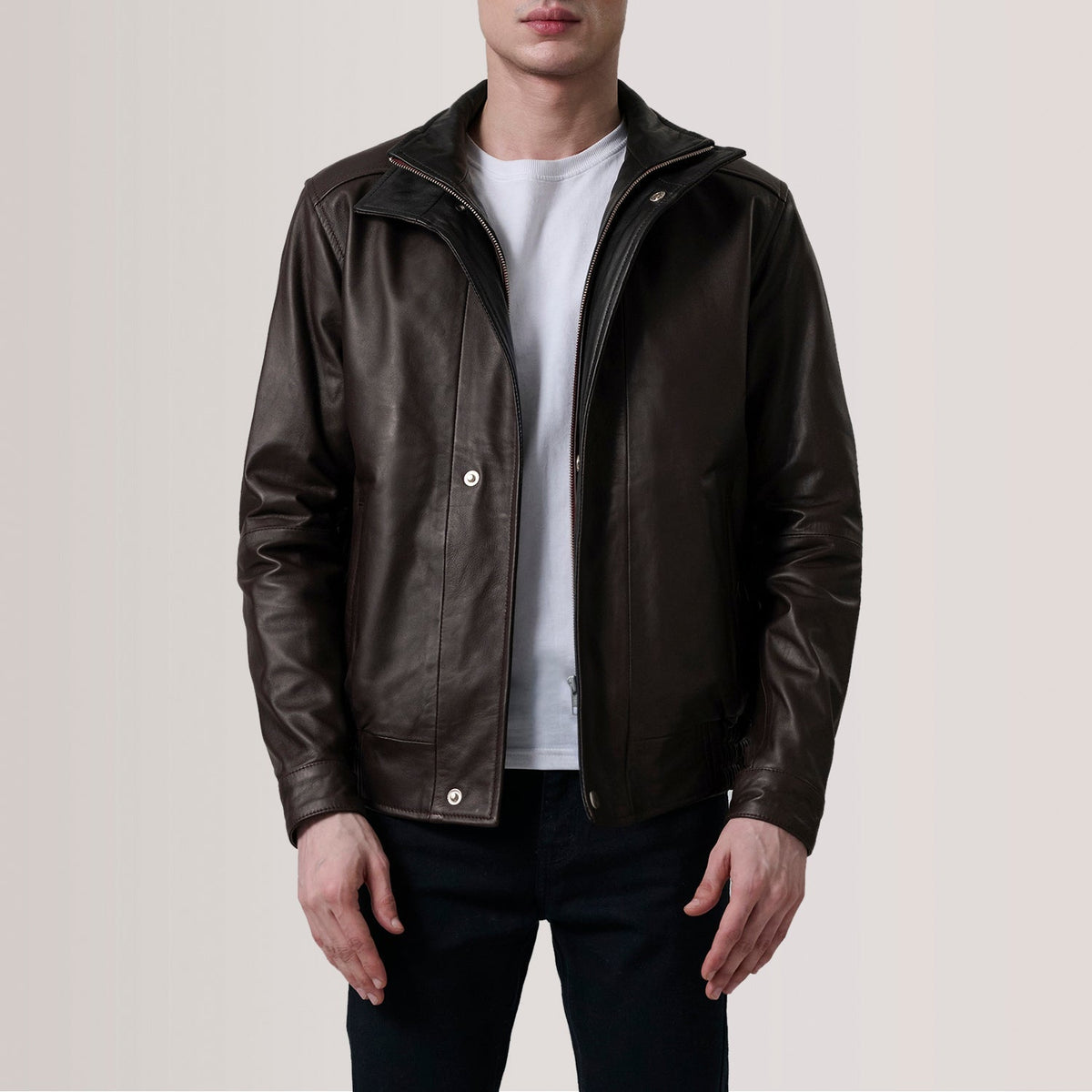 Alfred Leather Bomber Jacket – alternate product view 6