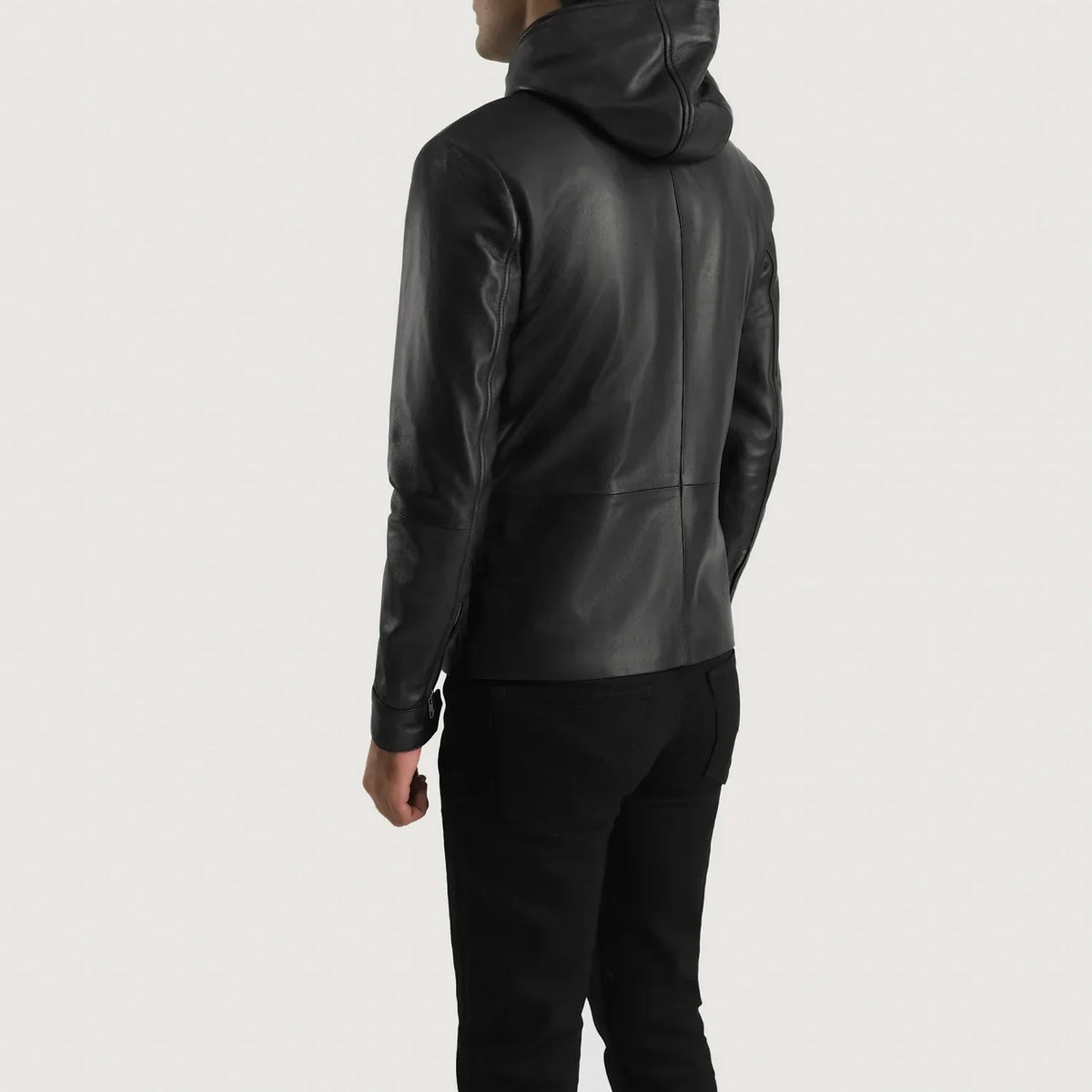 Authentic Sheepskin Leather Grain Texture &amp; Heavy-Duty Seam Stitching Detail