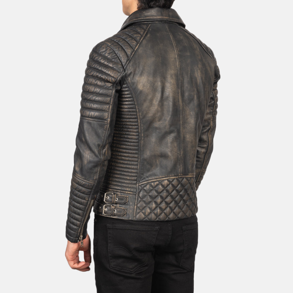 Armand Green Biker Jacket – alternate product view 6