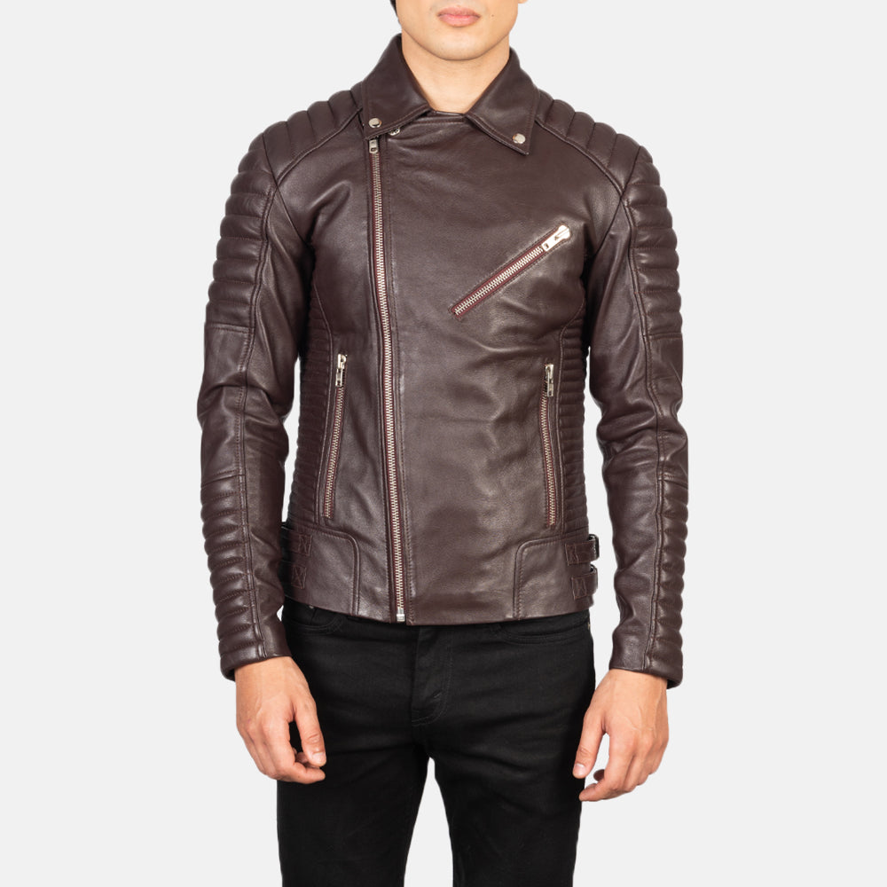 Armand Green Biker Jacket – alternate product view 4