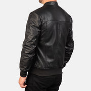 Authentic Cowhide (Torso) &amp;Amp; Goatskin (Sleeves) Leather Grain Texture &amp; Heavy-Duty Seam Stitching Detail