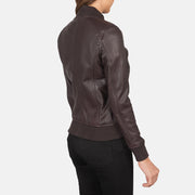 Authentic Sheepskin Leather with Semi-aniline Finish Grain Texture &amp; Heavy-Duty Seam Stitching Detail