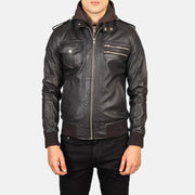 Bravado Leather Bomber Jacket – alternate product view 4