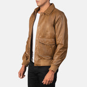 Coffmen Leather Bomber Jacket – alternate product view 2