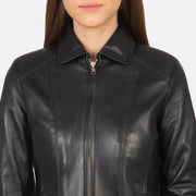 Authentic Sheepskin Leather with Semi-aniline Finish Grain Texture &amp; Heavy-Duty Seam Stitching Detail