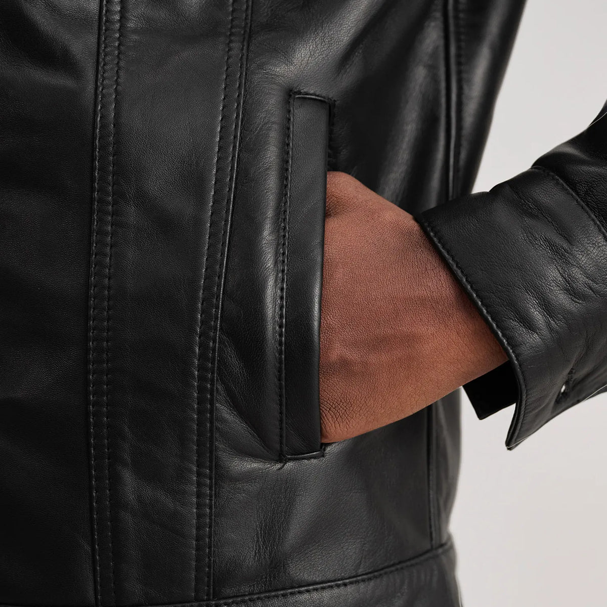 Interior View Showing Fully Faux Fur Lined &amp; Dual Inside Utility Storage Pockets